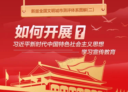 全國(guó)文明城市測(cè)評(píng)體系圖解②|如何開展習(xí)近平新時(shí)代中國(guó)特色社會(huì)主義思想學(xué)習(xí)宣傳教育？