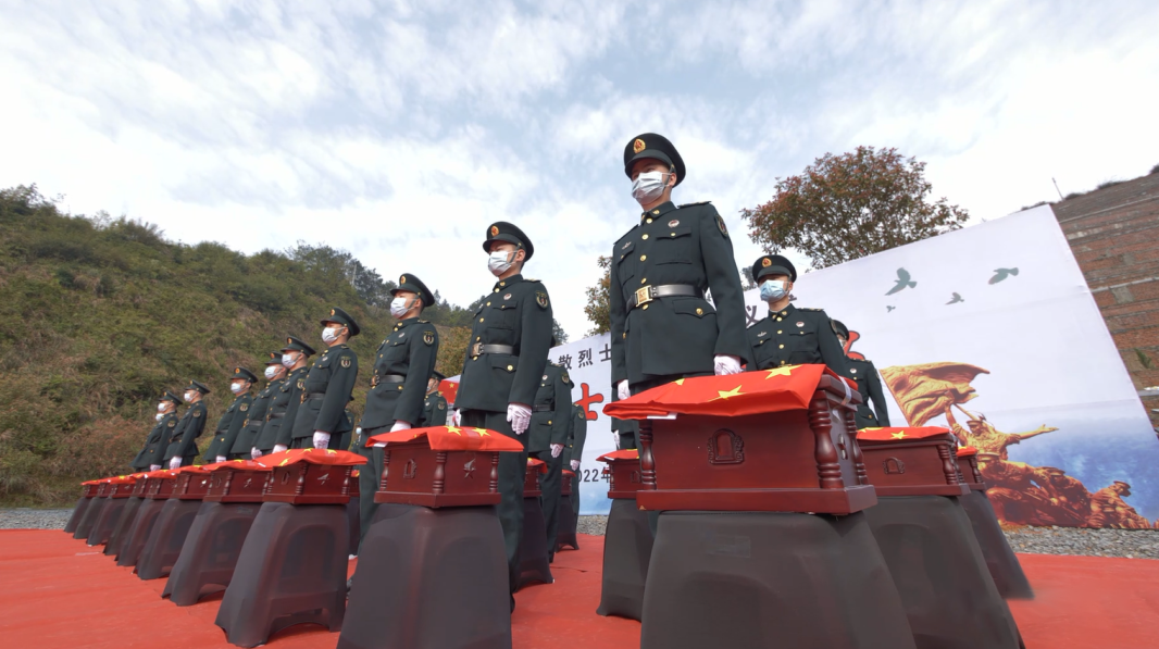 致敬先烈！9位修建洪綏鐵路烈士被集中遷葬