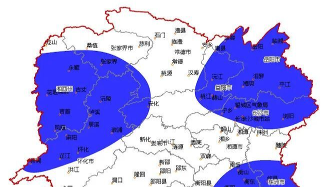 湖南發(fā)布強(qiáng)對(duì)流藍(lán)色預(yù)警：長(zhǎng)沙等地將出現(xiàn)8-10級(jí)雷暴大風(fēng)或冰雹天氣