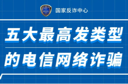 圖說電信網(wǎng)絡(luò)詐騙五大高發(fā)類案