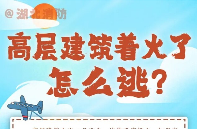 應(yīng)急科普丨圖說(shuō)：高層建筑著火了怎么逃?