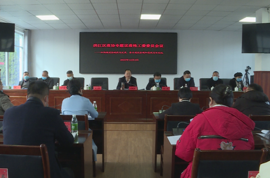 政協(xié)洪江區(qū)第四屆工作委員會(huì)召開專題議政性工委委員會(huì)議