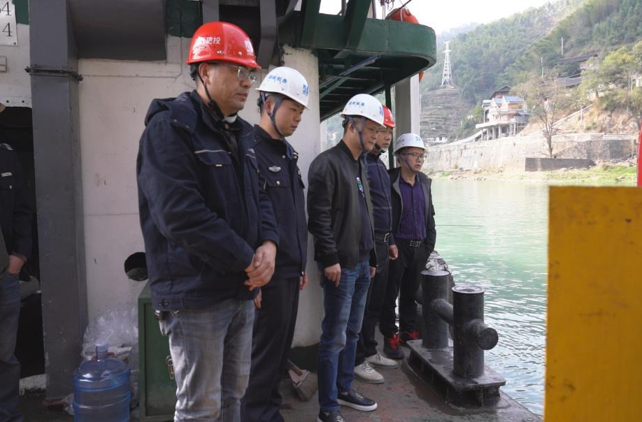 檢查航道水下爆破 保護沅水魚類資源