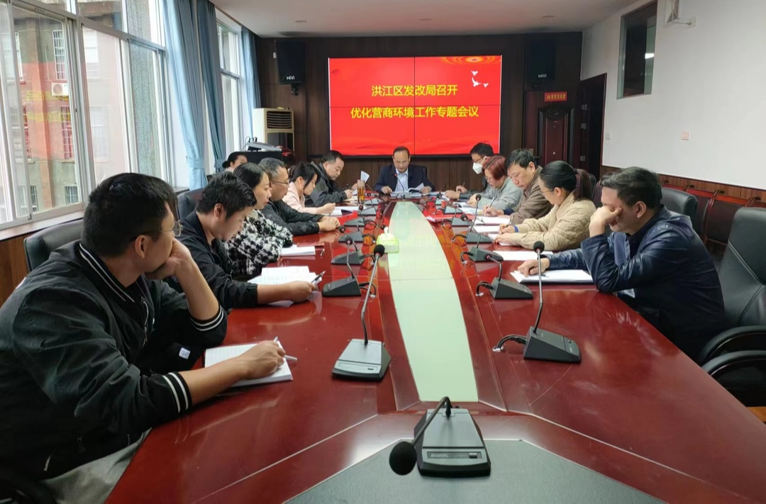 洪江區(qū)發(fā)改局召開專題會(huì)議 研究部署優(yōu)化營(yíng)商環(huán)境工作