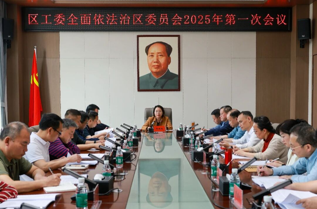 楊健桃主持召開區(qū)工委全面依法治區(qū)委員會2025年第一次會議