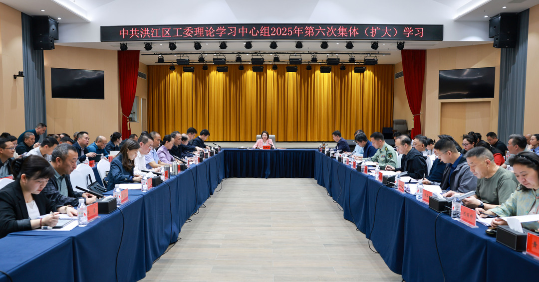 中共洪江區(qū)工委理論學(xué)習(xí)中心組開展2025年第六次集體（擴(kuò)大）學(xué)習(xí)