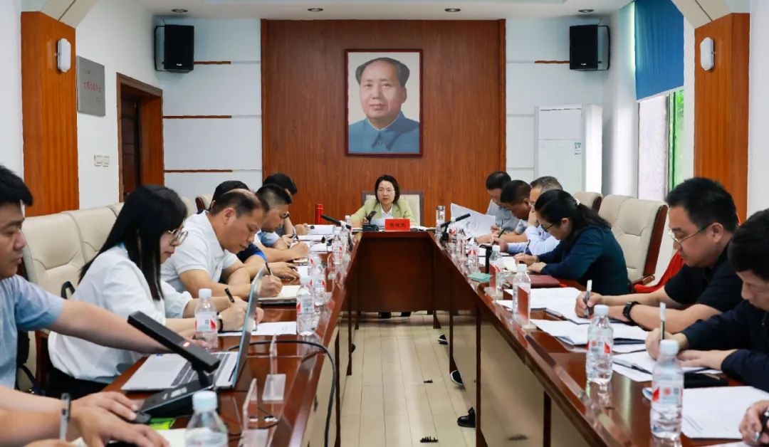 楊健桃主持召開洪江區(qū)學前教育整體提升及區(qū)幼兒園搬遷項目情況匯報會