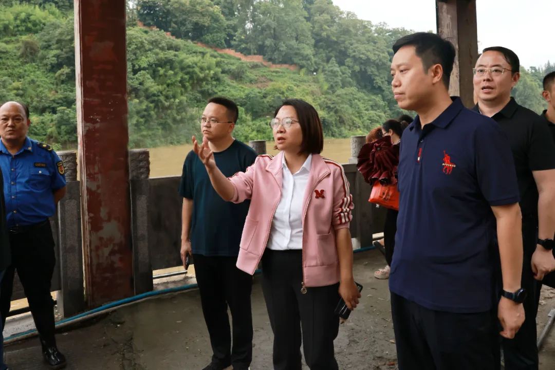 楊健桃深入一線調(diào)研防汛各項(xiàng)工作