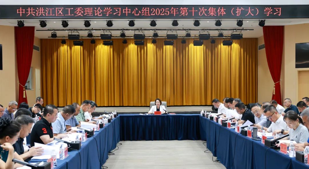 中共洪江區(qū)工委理論學(xué)習(xí)中心組開展2025年第十次集體（擴大）學(xué)習(xí)