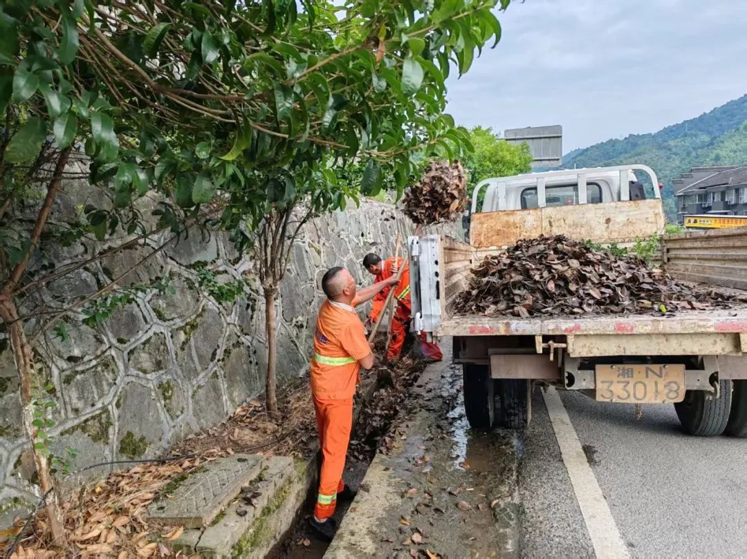 战高温，公路养护“不打烊”