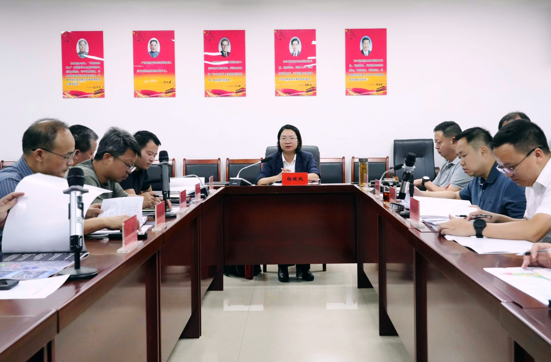杨健桃主持召开全区国土空间规划委员会会议