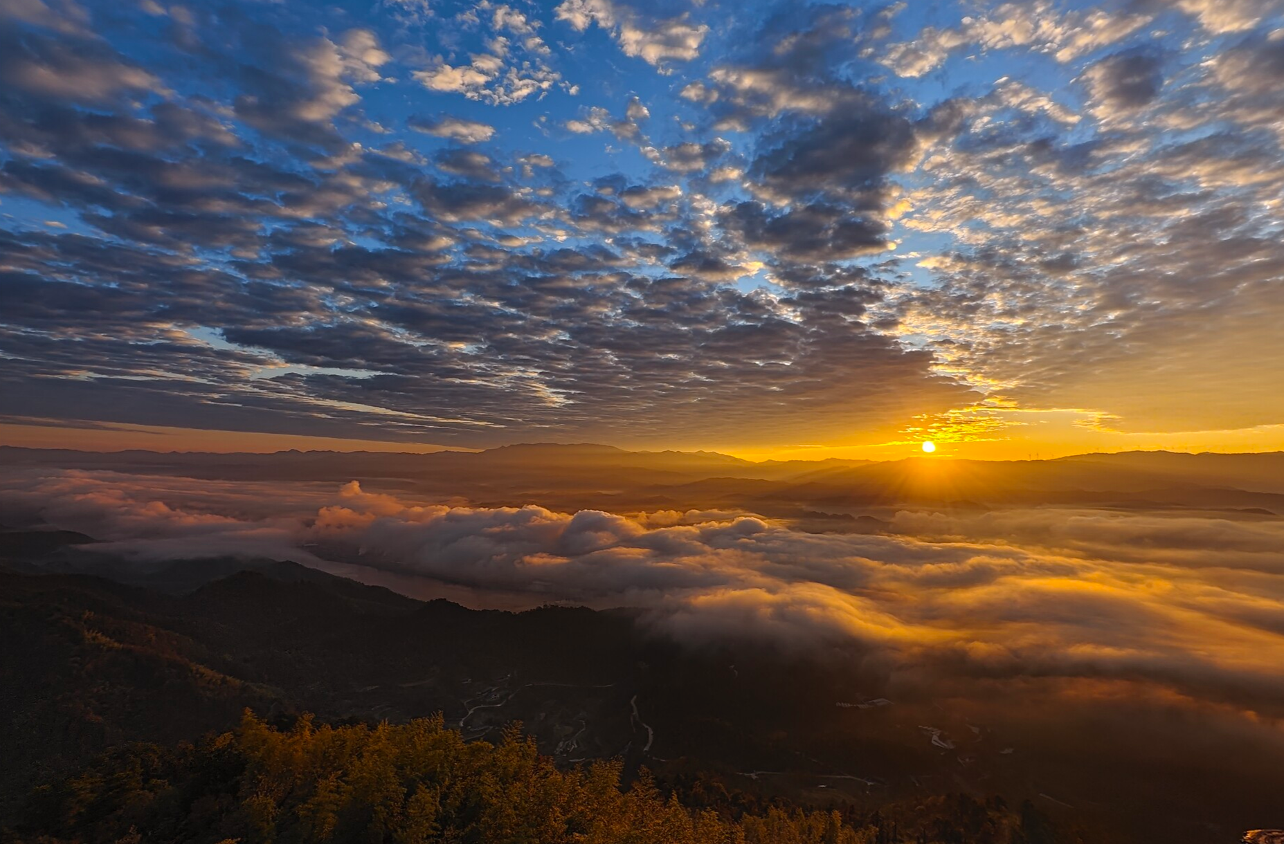 今日份云海，人间最极致的浪漫→