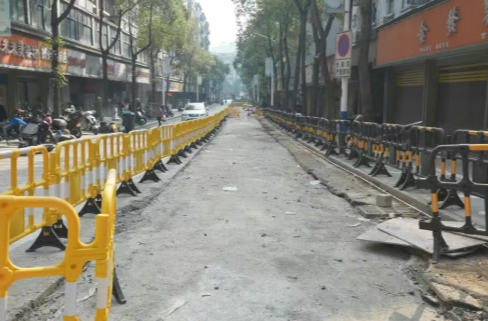 洪江区嵩云山区域内涝治理工程二标段进入收尾阶段