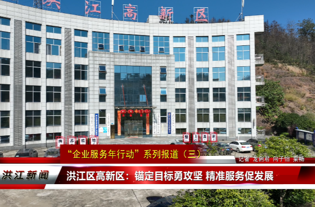 企业服务年行动系列报道丨洪江区高新区：锚定目标勇攻坚  精准服务促发展