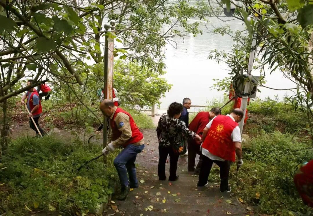 支部联建聚合力 清河净滩护碧水