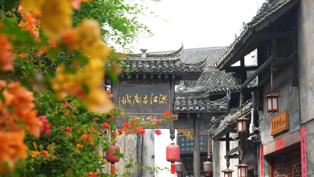 盛夏寻古韵 花遇古商城